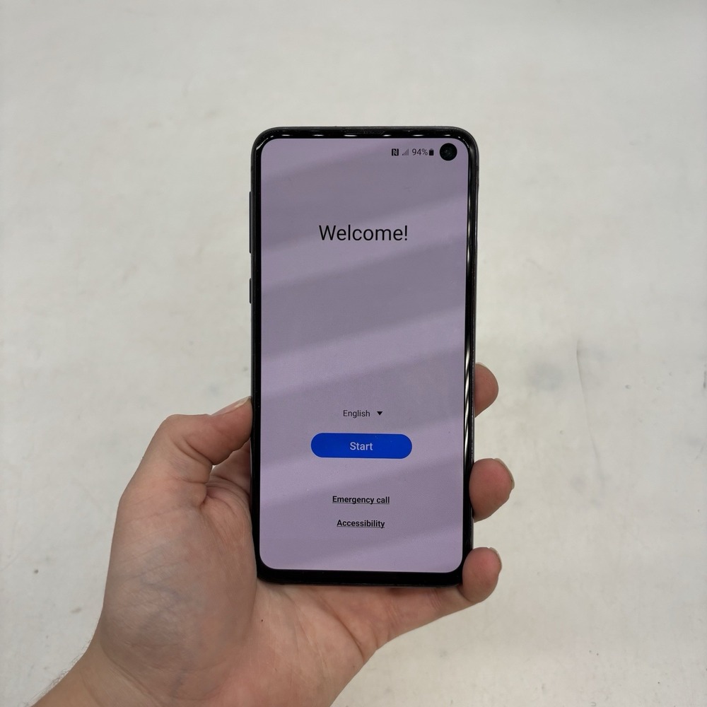 Fair Samsung Galaxy S10e Blue SM-G970U 128GB AT&T Tested Working